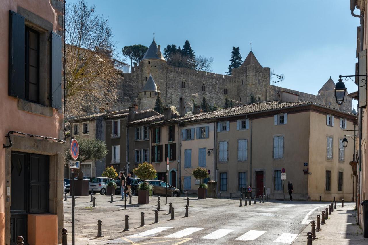 Les Gites De Laure - O Lit Divin, Instant De Volupte, Balneo Sauna, Climatisation, Netflix, 160M De La Cite Medievale Каркасон Екстериор снимка